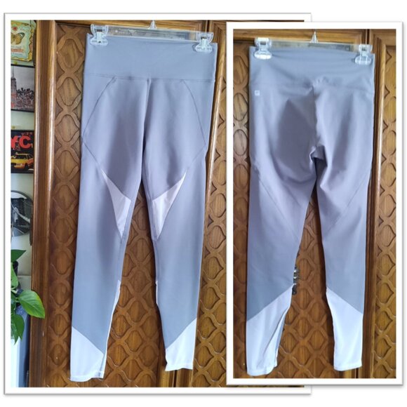 FABLETICS Define PowerHold® High-Waisted Leggings - Gray/Silver, Size S - Picture 14 of 15